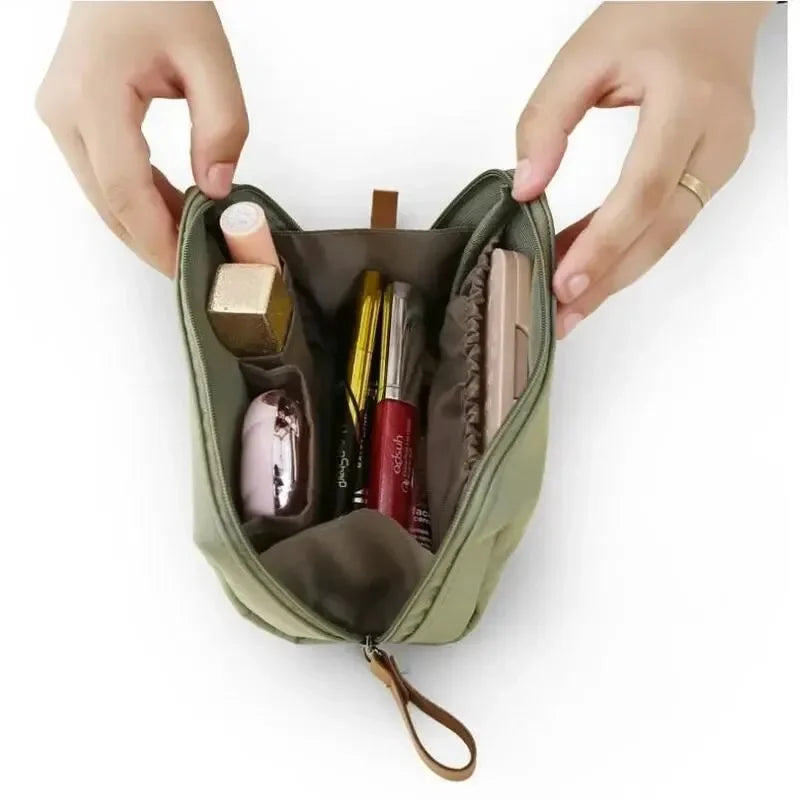 Lot 10 Trousse Maquillage Fermeture Éclair YOYEAH – 21x12 Cm Toile Noire – Idéale DIY, Voyage & Organisation
