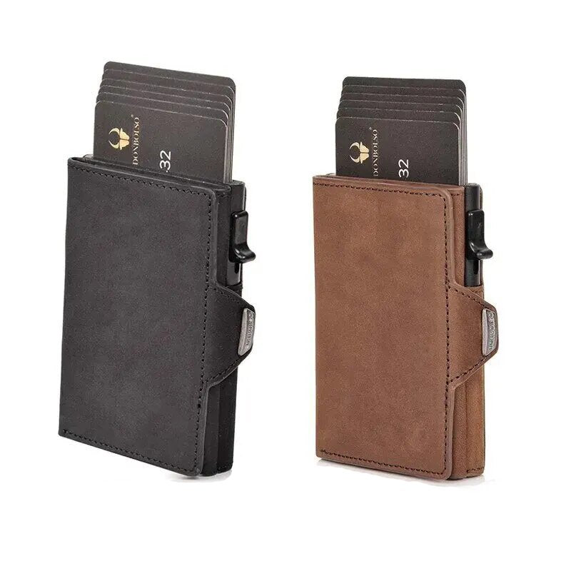Portefeuille Homme En Cuir Avec Sécurité RFID - Noir - Neuf Avec Étiquettes - Anti Contactless