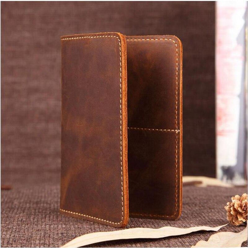 Etui Passeport Cuir Vintage