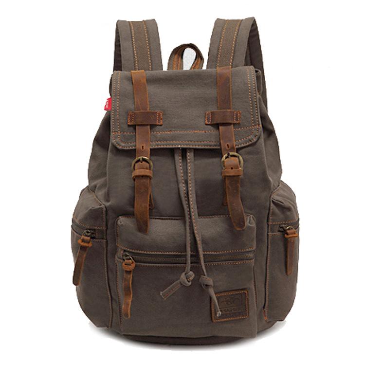 Sac à Dos Vintage PIFWEAR B004 – Noir – Écologique Et éco-cuir