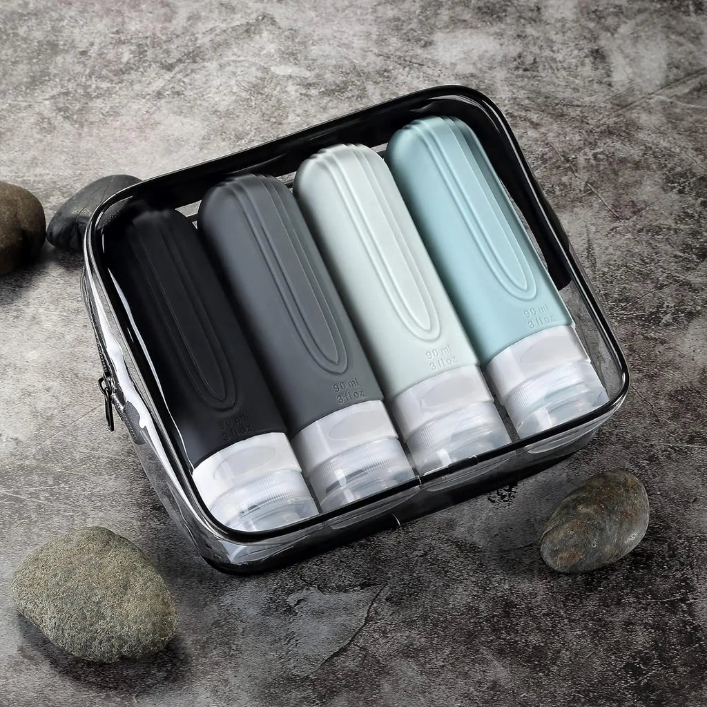 Flacons de Voyage en Silicone - 90ml (8 Coloris)