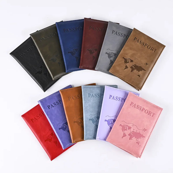 Porte-passeport en cuir avec AirTag - Geometric Goods Porte-passeport en cuir avec AirTag - Geometric Goods