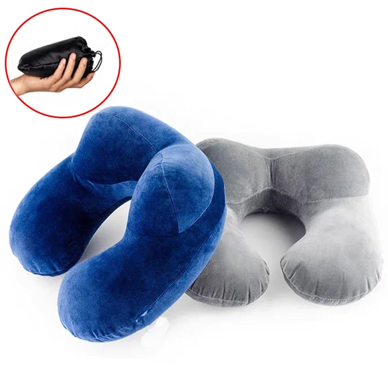 Coussin de Voyage Gonflable Ergonomique (5 Coloris)