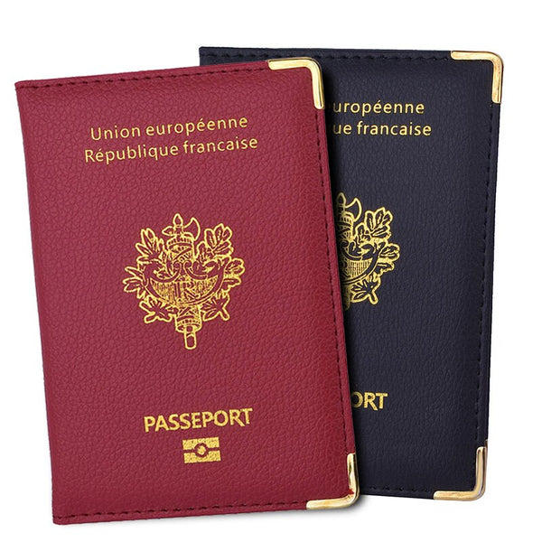 Porte Passeport Français (7 Coloris)