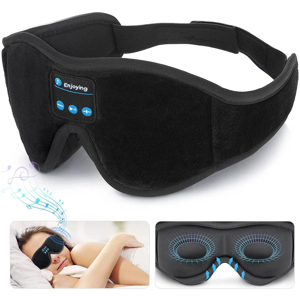 Masque de Sommeil Bluetooth 3D