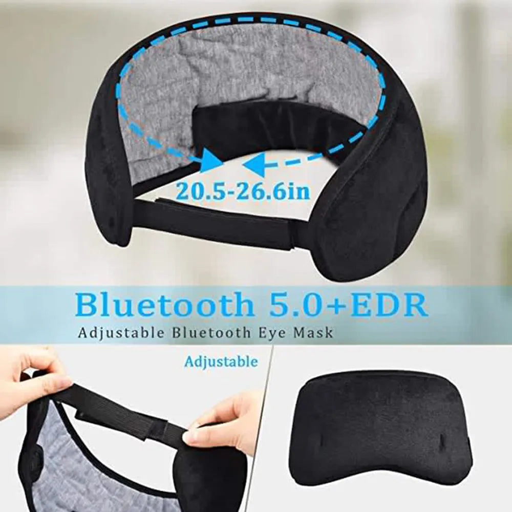 Masque de sommeil avec Ecouteur Bluetooth Gris au Meilleur Prix