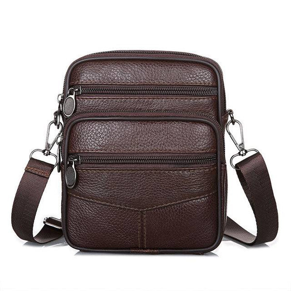 Petit Sac Bandoulière Homme Cuir (2 Coloris)