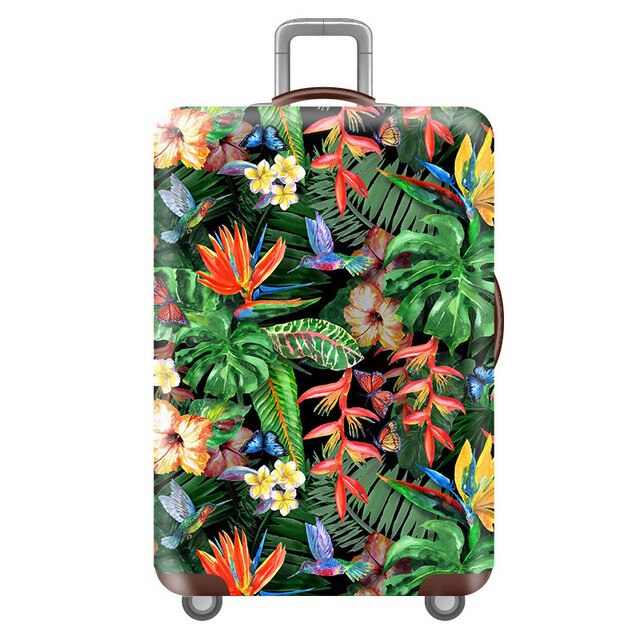 Housse De Valise Motif Tortue - Taille X-large, Polyester élastique, Protection Contre Les Rayures
