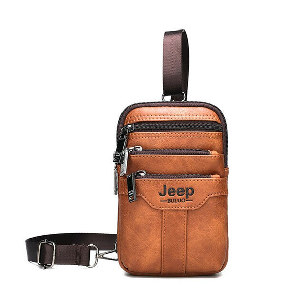 Mini Sac Bandoulière Homme en Cuir et Porte-Cartes (3 Coloris) - GlobeVoyageur.com