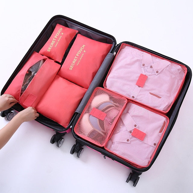 Organisateur Valise Sciphylia Lot de 10 Organisateur de Voyage de Rangement  Imperméables Pochettes de Rangement pour Vêtements Chaussures sous-vêtements  Cosmétiques Sacs pour Femmes Hommes Vin Rouge : : Mode