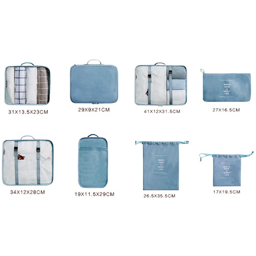 Organisateur Valise - Ensemble de 8 Etuis Pochettes | OrgSet™