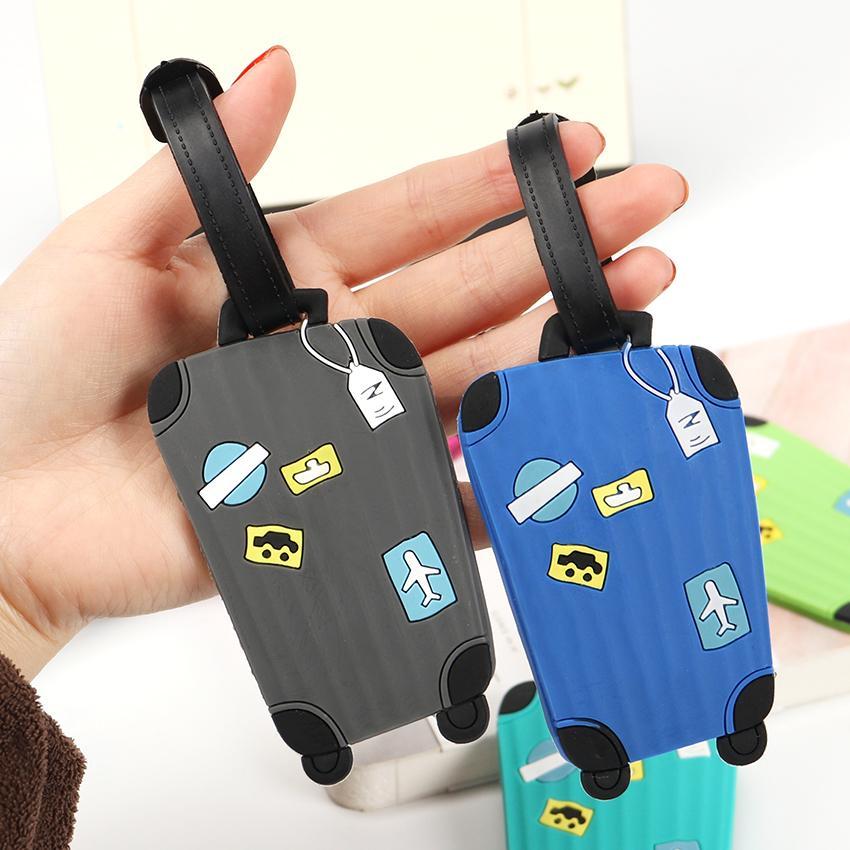 Porte Etiquette Valise - Mini-Bagage (5 Couleurs) - Globe Voyageur