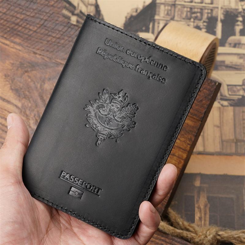 Porte Passeport Cuir Modele Vintage
