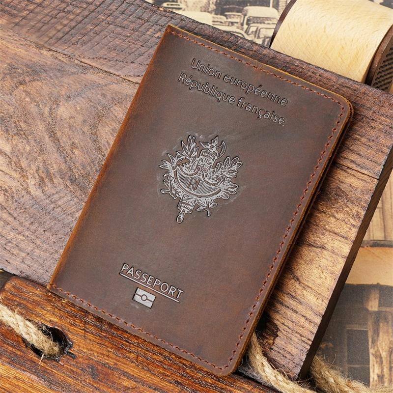 Porte-passeport En Cuir El Portal - Noir, Neuf Avec étiquettes - Fenêtre Transparente Et Pochettes Incluses