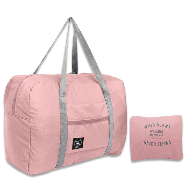Sac de voyage pliable de grande capacité – Sac de voyage léger imperméable pliable pour voyage, week-end pour femme, sac de voyage pour femme, Noir , L Sac de voyage pliable de grande capacité – Sac de voyage léger imperméable pliable pour voyage, week-end pour femme, sac de voyage pour femme, Noir , L
