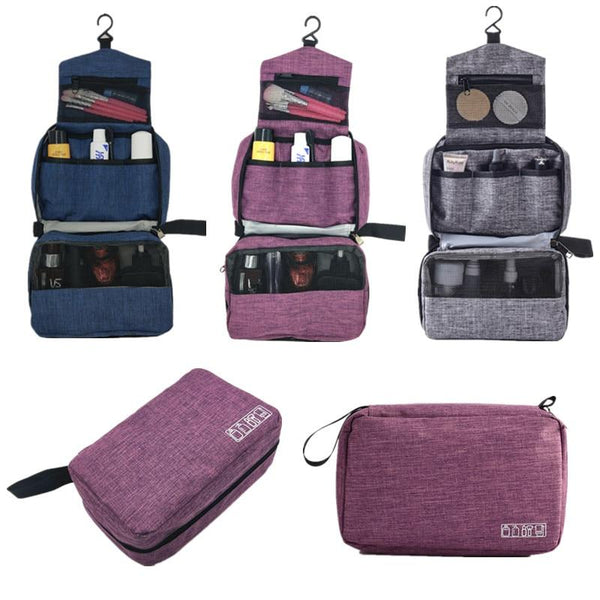 Trousse de Toilette Voyage à Suspendre (7 Couleurs) - GlobeVoyageur.com