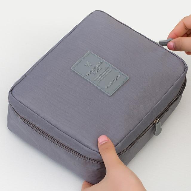 Trousse De Maquillage Grande Capacité – Voyage – Cuir PU Étanche – Avec Séparateur Et Poignée – Plusieurs Coloris – Pour Femmes - 6
