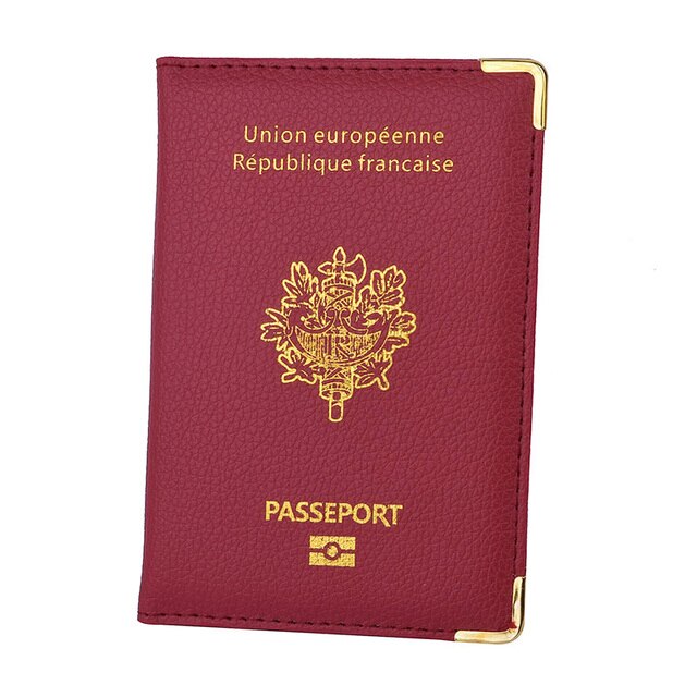 Porte Passeport Français (7 Coloris)
